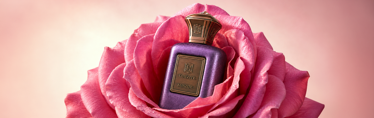 Floral collection banner rose and jasmine eau de parfum floral perfume by Cunzite Dubai